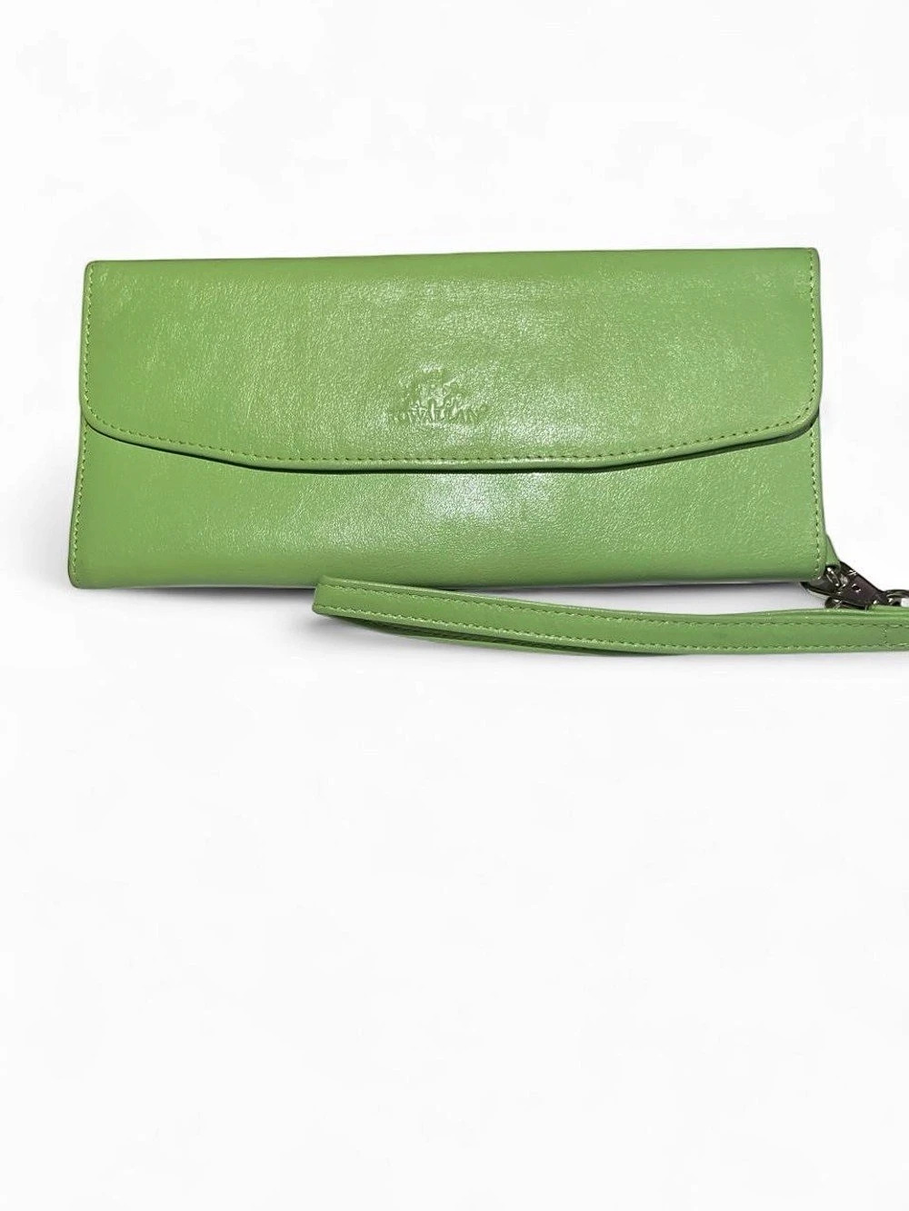 Rowallan of Scotland vibrant Green Leather Wristlet Wallet